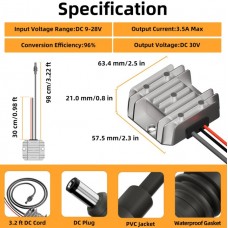 Підвищувальний перетворювач напруги DC-DC30V3.5A для Starlink Mini