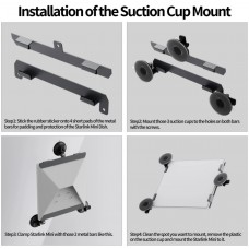 Комплект кріплення на присосці MINI-BR8 для Starlink Mini