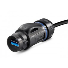 Герметична розетка USB3.0 - BD-24-USB3-MP-MP-0D5M-001
