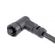 Герметичний роз'єм E7T-S3-MWD-1PV кутова кабельна розетка
