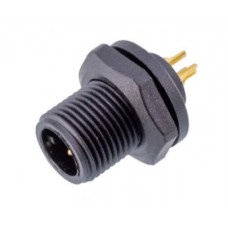 Герметичний роз'єм E7T-P4-PWF панельна вилка на гайку