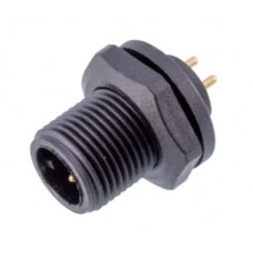 Герметичний роз'єм E7T-P5-PPF панельна вилка на гайку