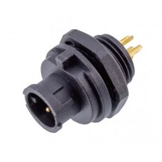 Герметичний роз'єм E7B-P2-PWB панельна вилка на гайку