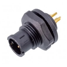 Герметичний роз'єм E7B-P2-PWF панельна вилка на гайку