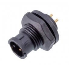 Герметичний роз'єм E7B-P2-PPF панельна вилка на гайку