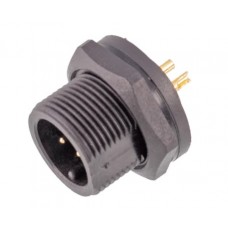 Герметичний роз'єм E10T-P6-PWF панельна вилка на гайку
