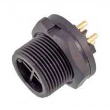 Герметичний роз'єм E10T-P6-PPF панельна вилка на гайку