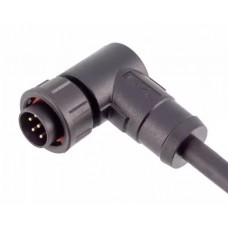 Герметичний роз'єм E10T-P7-MWD-1PV кутова кабельна вилка