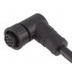 Герметичний роз'єм E10B-S10-MWD-1PV кутова кабельна розетка