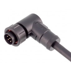 Герметичний роз'єм E10B-P10-MWD-1PV кутова кабельна вилка