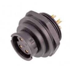 Герметичний роз'єм E10B-S10-PWB панельна розетка на гайку