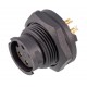 Герметичний роз'єм E10B-S12-PWF панельна розетка на гайку
