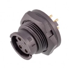 Герметичний роз'єм E10B-S12-PPF панельна розетка на гайку