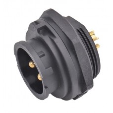 Герметичний роз'єм E13B-P3-PWB панельна вилка на гайку