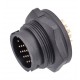 Герметичний роз'єм E13B-P3-PWF панельна вилка на гайку