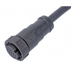 Герметичний роз'єм E16B-S18-MWA-1PV кабельна розетка