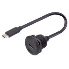 Роз'єм CAZN Type-C 3.0 EP - F T3 - PWF / M T3 - NWA - 1 PV - S