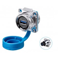 Герметичний роз'єм USB3.0  - DH-24-J/USB3/213/SX-43-401A