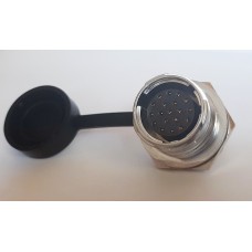 Герметичний роз'єм DH-24-J19SX-03-101 панельна розетка на гайку