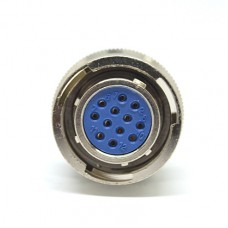 Роз'єм байонетний FQN-18-12TK-10 кабельна розетка, 5 А