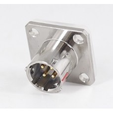 Роз'єм байонетний FQN-12-4ZJ приладова вилка, 5 А