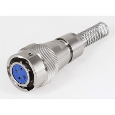 Роз'єм байонетний FQN-18-4TK-10 кабельна розетка, 10 А