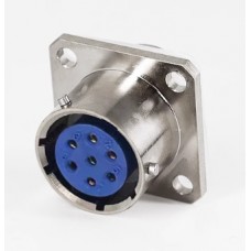 Роз'єм байонетний FQN-18-7ZK приладова розетка, 10 А