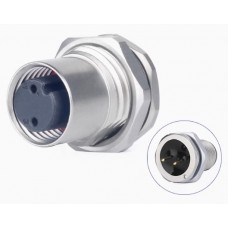 Герметичний роз'єм LM-12-J02SX-03-102 панельна розетка на гайку