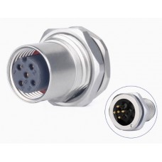 Герметичний роз'єм LM-12-J05SX-03-102 панельна розетка на гайку