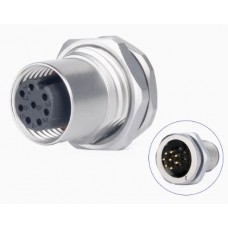 Герметичний роз'єм LM-12-J08SX-03-102 панельна розетка на гайку