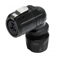 Герметичний роз'єм LP-12-J03PE-02-015 кутова кабельна розетка