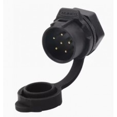 Герметичний роз'єм LP-12-C06SX-02-104 панельна вилка на гайку