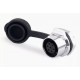 Герметичний роз'єм LP-12-J07SX-03-101 панельна розетка на гайку