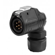 Герметичний роз'єм LP-20-C07PE-02-013A кутова кабельна вилка