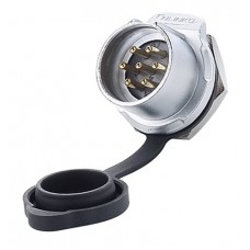 Герметичний роз'єм LP-20-C07SX-03-101 панельна вилка на гайку