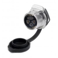 Герметичний роз'єм LP-20-J05SX-03-151A панельна розетка на гайку