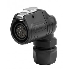 Герметичний роз'єм LP-20-J12PE-02-013A кутова кабельна розетка