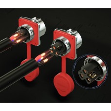 Герметичний роз'єм LP-24-J02PP-21-002 міжкабельна розетка