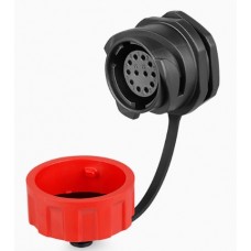 Герметичний роз'єм YM-24-J12SX-02-101 панельна розетка на гайку