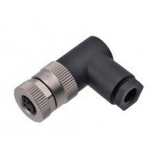 Герметичний роз'єм M8-S4A-PLD-05 кутова кабельна розетка