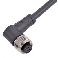 Герметичний роз'єм M12-S6C-MWD-2.5PV-S кутова кабельна розетка