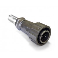 Роз'єм байонетний FQ18-10TJ-10 кабельна вилка, 3 А