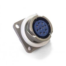 Роз'єм байонетний FQ18-10ZK приладова розетка, 3 А