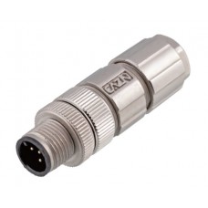 Герметичний роз'єм M12-P6A-GWA-P9 кабельна вилка