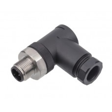 Герметичний роз'єм M12-P4A-BXG-P7 кутова кабельна вилка