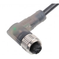 Герметичний роз'єм M12-S5A-MWD-2.5PV-LP2 кутова кабельна розетка