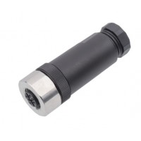 Герметичний роз'єм M12-S8A-PLA-P11-BXG кабельна розетка