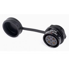 Роз'єм Weipu SA2412/S9 панельна розетка на гайку