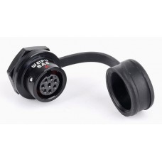 Роз'єм Weipu SA812/S8 панельна розетка на гайку