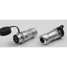 Роз'єм Weipu SA2411/SUSB3.0 metal міжкабельна розетка